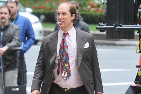 Kaum wiederzuerkennen: Matthew McConaughey am Set seines neuen Films 
