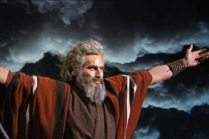 Charlton Heston in seiner wohl berühmtesten Rolle: Moses