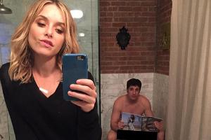 Jason Biggs' Frau stellt Klo-Foto ins Netz