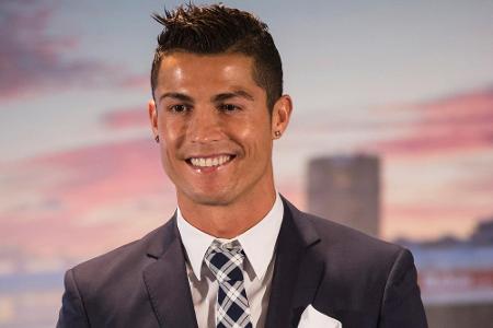 So sieht ein glücklicher Rekordtorschütze aus: Cristiano Ronaldo So sieht ein glücklicher Rekordtorschütze aus: Cristiano Ronaldo