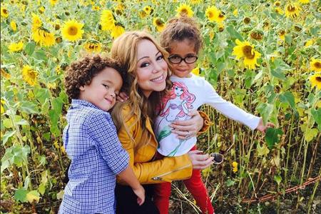 Mariah Carey mit ihren Kindern, den Zwillingen Monroe und Moroccan Mariah Carey mit ihren Kindern, den Zwillingen Monroe und Moroccan
