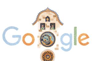 Google Doodle: Die Rathausuhr von Prag feiert Geburtstag