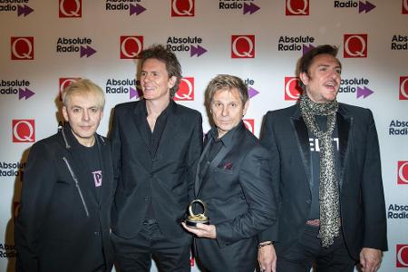 Die Jungs von Duran Duran (v.l.n.r.): Nick Rhodes, John Taylor, Simon Le Bon und Roger Taylor