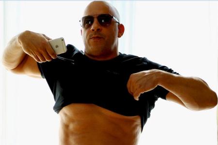 Vin Diesel ist noch immer gut in Form Vin Diesel ist noch immer gut in Form