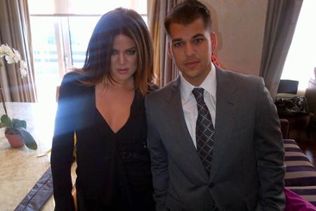 Die große Schwester weiß es am Besten: Khloé und Rob Kardashian auf einem Instagram-Schnappschuss aus dem Jahr 2012 Die große Schwester weiß es am Besten: Khloé und Rob Kardashian auf einem Instagram-Schnappschuss aus dem Jahr 2012