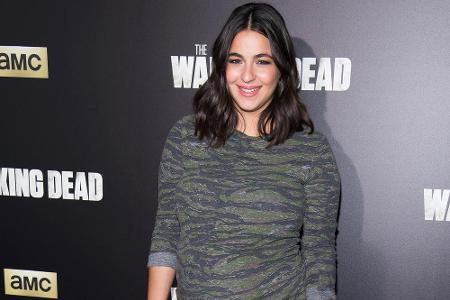 Alanna Masterson, hier noch mit Babybauch, hat eine Tochter zur Welt gebracht Alanna Masterson, hier noch mit Babybauch, hat eine Tochter zur Welt gebracht