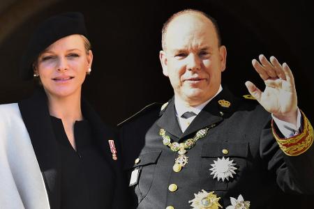 Das Fürstenpaar von Monaco: Charlène und Albert II. Das Fürstenpaar von Monaco: Charlène und Albert II.