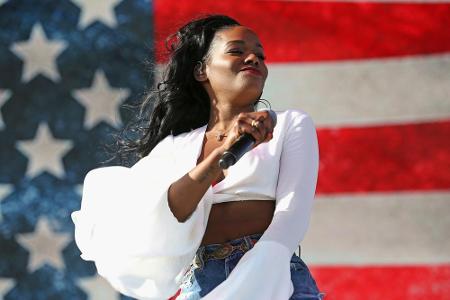 Azealia Banks auf dem Coachella Festival 2015 Azealia Banks auf dem Coachella Festival 2015