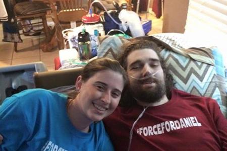 Daniel Fleetwood mit seiner Frau Ashley Daniel Fleetwood mit seiner Frau Ashley