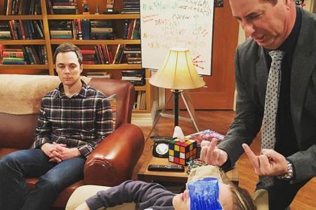 Kaley Cuoco scheint es am Set der Erfolgsserie Kaley Cuoco scheint es am Set der Erfolgsserie