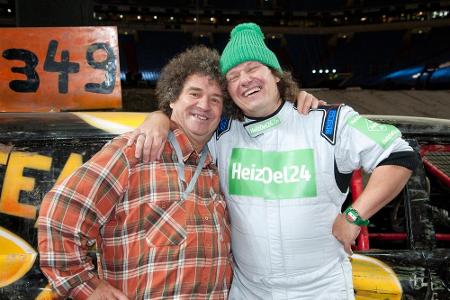 Uwe (l.) und Manni Ludolf bei der Uwe (l.) und Manni Ludolf bei der