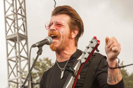 Eagles-of-Death-Metal-Frontmann Jesse Hughes bei einem Konzert im September Eagles-of-Death-Metal-Frontmann Jesse Hughes bei einem Konzert im September