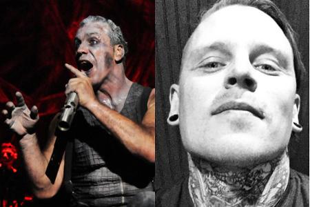 Till Lindemann (l.) und Andy LaPlegua (r.) waren bereits gemeinsam auf Tour