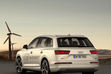 Der Q7 e-tron vereinigt Elektroantrieb und Dieselmotor