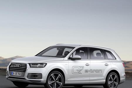 Dem Q7 e-tron folgt 2018 ein SUV mit reinem Elektroantrieb
