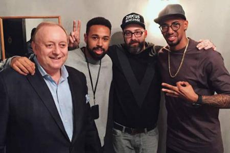 Hoher Besuch beim Sido-Konzert in München: Jerome Boateng und Alfons Schuhbeck sind zu Gast Hoher Besuch beim Sido-Konzert in München: Jerome Boateng und Alfons Schuhbeck sind zu Gast