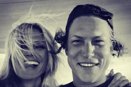 Liebe macht gute Laune: Heidi Klum mit Vito Schnabel