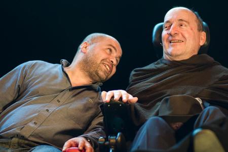 Philippe Pozzo di Borgo (r.) und sein ehemaliger Pfleger Abdel Yasmin Sellou