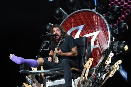 Dave Grohl auf seinem Rock-Thron in Washington, D.C. Dave Grohl auf seinem Rock-Thron in Washington, D.C.