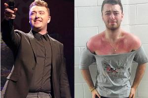 Vorher und nachher: Sam Smith im Dezember 2014 und im Juli 2015