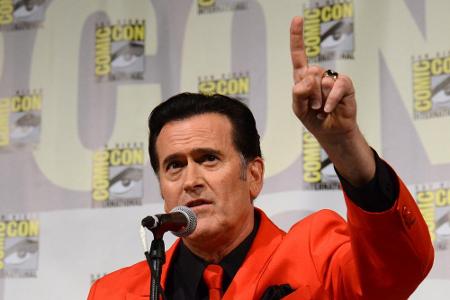 Ash-Darsteller Bruce Campbell am Freitag auf der Comic-Con in San Diego Ash-Darsteller Bruce Campbell am Freitag auf der Comic-Con in San Diego