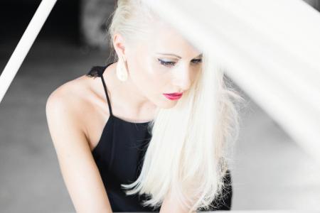 Macht stets eine gute Figur am Flügel: Valentina Babor
