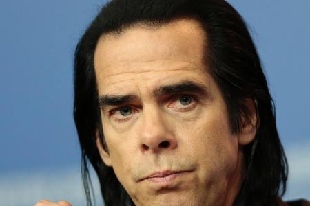 Sänger Nick Cave auf einer Pressekonferenz in Berlin Sänger Nick Cave auf einer Pressekonferenz in Berlin