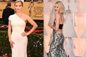 Reese Witherspoon (l.) bei den SAG Awards 2015, Naomi Watts auf der diesjährigen Oscar-Verleihung - beide Schauspielerinnen ...