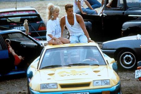 Tina Ruland, Til Schweiger und ihr Manta in 