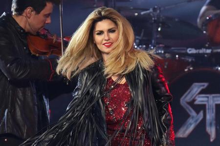 Shania Twain Ende Juni bei ihrem Konzert im Madison Square Garden in New York Shania Twain Ende Juni bei ihrem Konzert im Madison Square Garden in New York