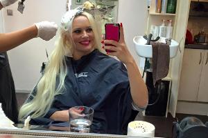 Daniela Katzenberger lässt sich verwöhnen