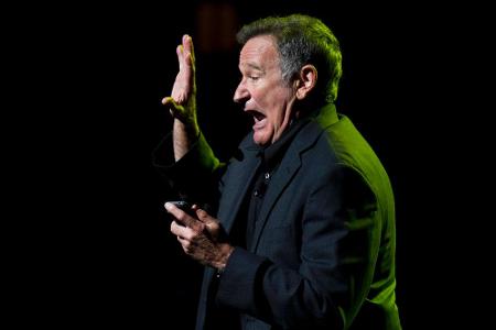 Robin Williams wurde auch als Stand-up-Comedian gefeiert Robin Williams wurde auch als Stand-up-Comedian gefeiert