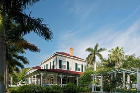 Historische Häuser zieren Downtown Fort Myers