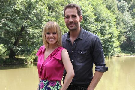Francine Jordi (38) und Alexander Mazza (42), die Moderatoren der Francine Jordi (38) und Alexander Mazza (42), die Moderatoren der
