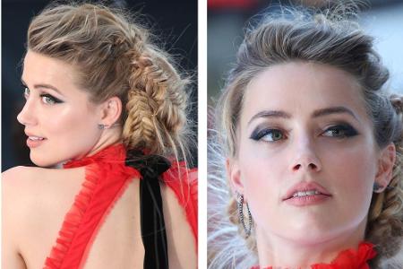 Für alle, die es etwas ungeordnet wollen, ist das Flechtwerk von Amber Heard zu empfehlen