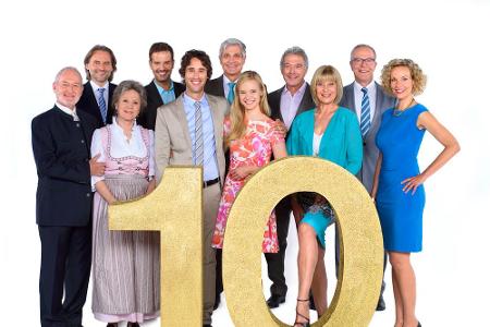 Der Cast der 11. Staffel (v.l.): Sepp Schauer, Erich Altenkopf, Antje Hagen, Florian Stadler, Kai Albrecht (Sebastian Wegene... Der Cast der 11. Staffel (v.l.): Sepp Schauer, Erich Altenkopf, Antje Hagen, Florian Stadler, Kai Albrecht (Sebastian Wegene...