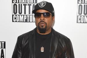 Ice Cube bei der Vorstellung des von ihm produzierten Films "Straight Outta Compton"