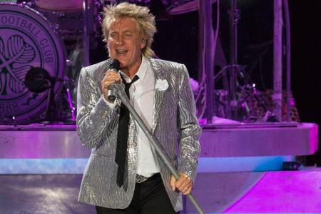 Rod Stewart bei einem Konzert im Juli in Atlanta Rod Stewart bei einem Konzert im Juli in Atlanta
