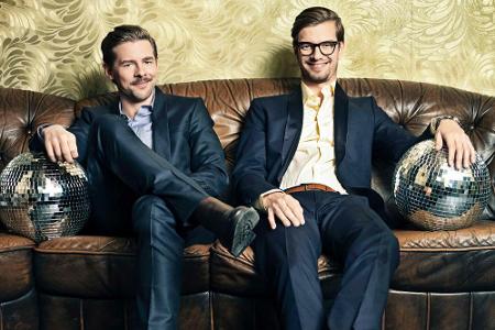 So sieht Vorfreude aus: Joko Winterscheidt (r.) und Klaas Heufer-Umlauf treten erneut miteinander in Wettbewerb So sieht Vorfreude aus: Joko Winterscheidt (r.) und Klaas Heufer-Umlauf treten erneut miteinander in Wettbewerb