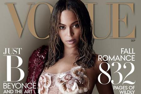 Elegant und sexy: Beyoncé auf dem Cover der Elegant und sexy: Beyoncé auf dem Cover der