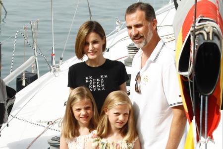 Die spanische Königsfamilie in Palma de Mallorca Die spanische Königsfamilie in Palma de Mallorca