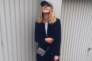 Macht auch vorm Garagentor eine gute Figur: Model Stefanie Giesinger