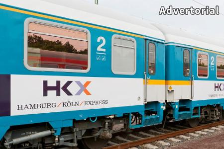 Auch Tickets des privaten Hamburg-Köln-Express (HKX) können über Captain Train gekauft werden Auch Tickets des privaten Hamburg-Köln-Express (HKX) können über Captain Train gekauft werden