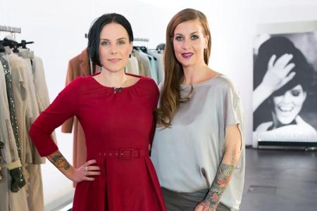 Charlotte Würdig (r.) und ihr Charlotte Würdig (r.) und ihr