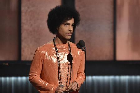 Prince bei der Grammy-Verleihung 2015 Prince bei der Grammy-Verleihung 2015