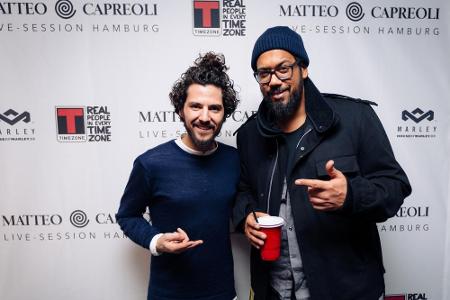 Sänger Matteo Capreoli und Rapper Samy Deluxe Sänger Matteo Capreoli und Rapper Samy Deluxe