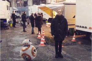 "Star-Wars"-Droide BB8 am Set von "Vier gegen die Bank"