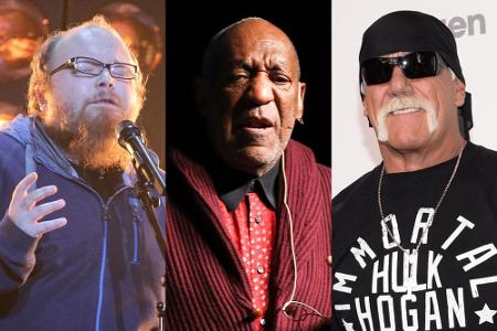 Andreas Kümmert, Bill Cosby und Hulk Hogan (v.l.) sorgten 2015 für Schlagzeilen Andreas Kümmert, Bill Cosby und Hulk Hogan (v.l.) sorgten 2015 für Schlagzeilen