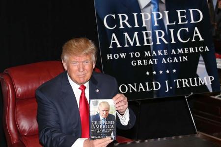 Präsidentschaftskandidat Donald Trump bei der Präsentation seines neues Buchs Präsidentschaftskandidat Donald Trump bei der Präsentation seines neues Buchs