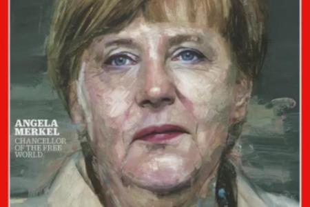 Angela Merkel ziert das Cover des US-Magazins Angela Merkel ziert das Cover des US-Magazins